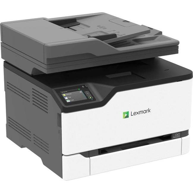 Lexmark CX431adw Laser Multifunction Printer-Color-Copier-Fax-Scanner-26 ppm Mono-26 ppm Color Print-2400x600 dpi Print-Automatic Duplex Print-75000 Pages-251 sheets Input-600 dpi Optical Scan-Color Fax-Wireless LAN