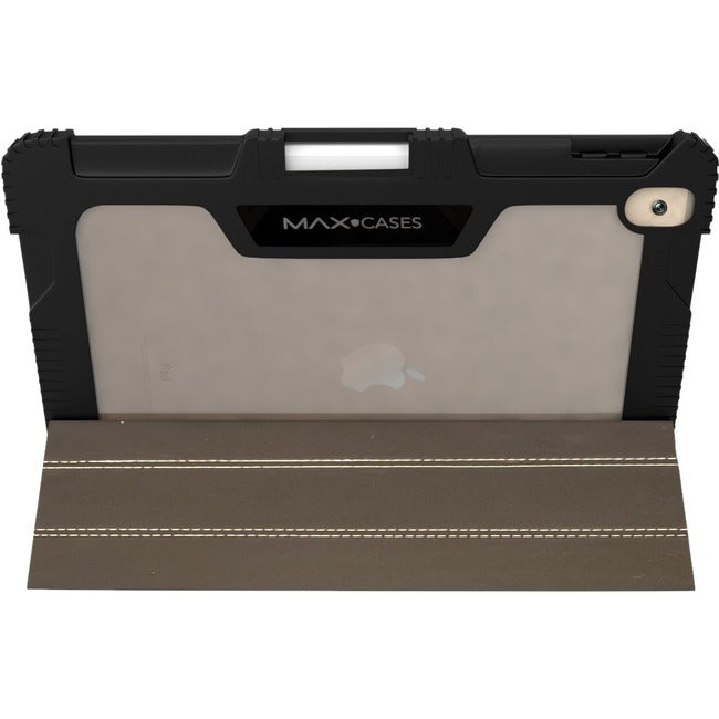 MAXCases Extreme Folio Carrying Case (Folio) for 10.9" Apple iPad Air (2020) Tablet - Black, Clear