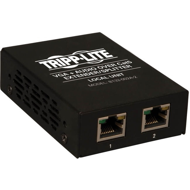 Tripp Lite 2-Port VGA with Audio over Cat5 - Cat6 Extender Splitter, Transmitter