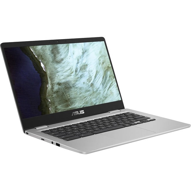 Asus Chromebook C423 C423NA-DB42F 14" Chromebook - Full HD - 1920 x 1080 - Intel Celeron N3350 Dual-core (2 Core) 1.10 GHz - 4 GB Total RAM - 32 GB Flash Memory - Silver