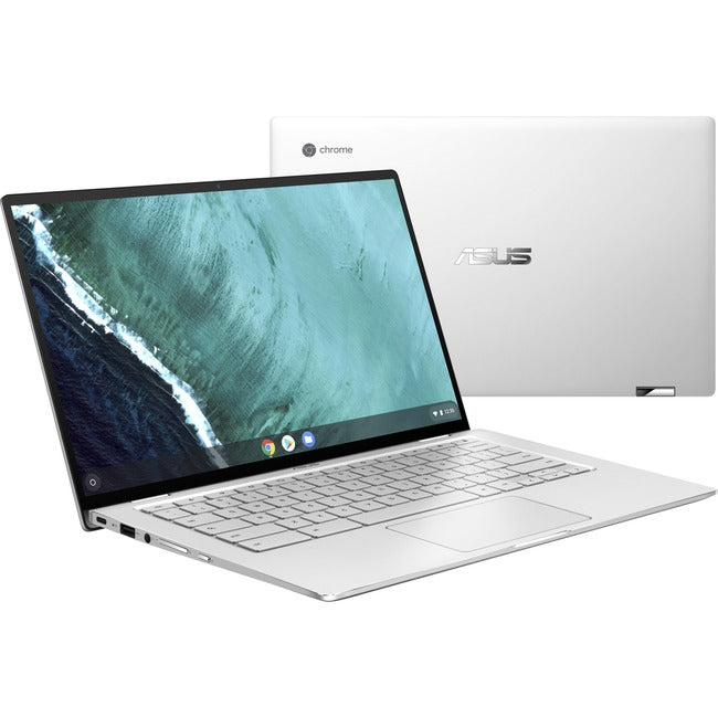 Asus Chromebook Flip C434 C434TA-DS384T 14" Touchscreen Convertible Chromebook - Full HD - 1920 x 1080 - Intel Core M 8th Gen m3-8100Y Dual-core (2 Core) 1.10 GHz - 8 GB Total RAM - 64 GB Flash Memory - Black, Silver