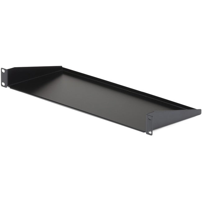 StarTech.com 1U Vented Server Rack Cabinet Shelf - Fixed 10in Deep Cantilever Rackmount Tray for 19" Data-AV-Network Enclosure w-Cage Nuts