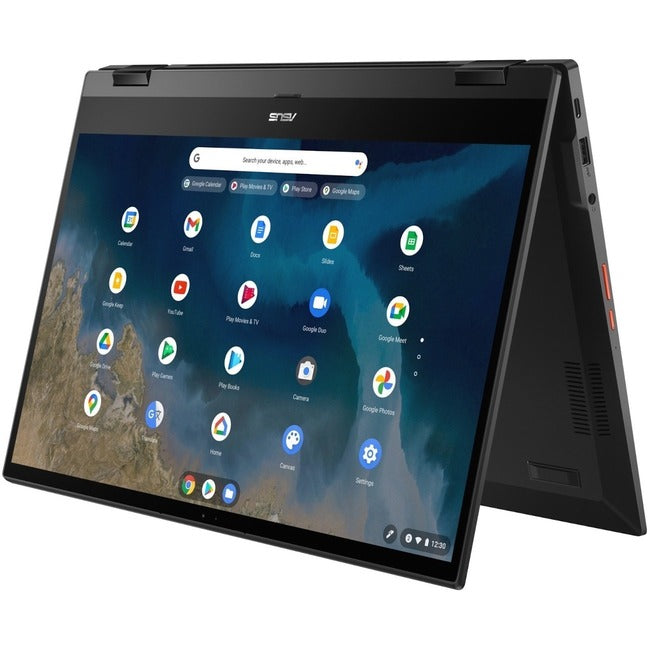 Asus Chromebook Flip CM5500 CM5500FDA-IS588T 15.6" Touchscreen Convertible 2 in 1 Chromebook - Full HD - 1920 x 1080 - AMD Ryzen 5 3500C Quad-core (4 Core) - 8 GB Total RAM - 8 GB On-board Memory - 128 GB SSD - Mineral Gray