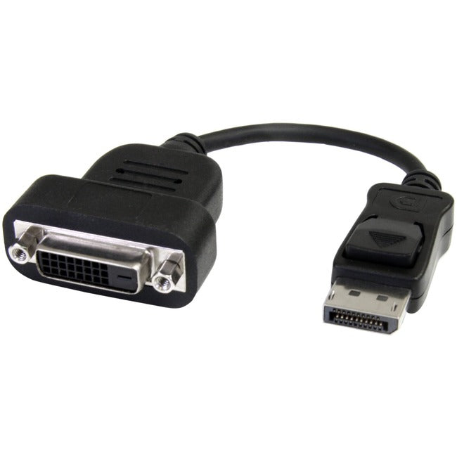 StarTech.com DisplayPort to DVI Adapter, Active DisplayPort to DVI-D Adapter Converter 1080p, DP 1.2 to DVI Adapter, Latching DP Connector