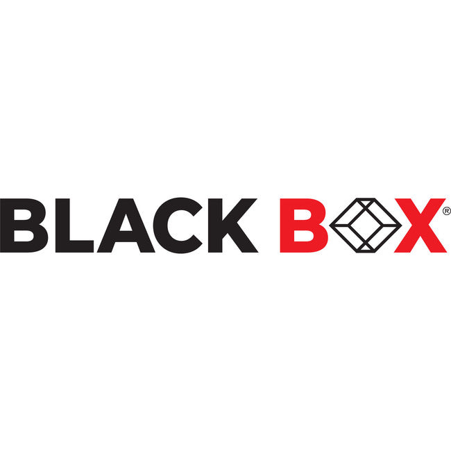 Black Box Cable Cover - 0.75" x 0.5" DIA, Black, 5-ft. (1.5-m)