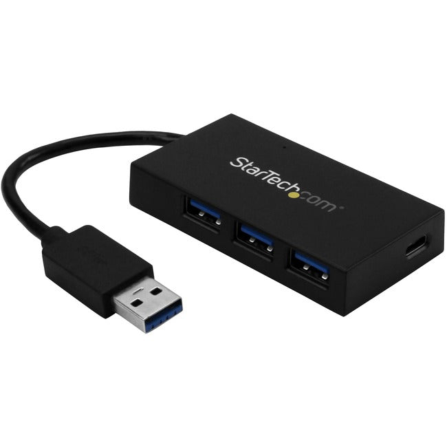 StarTech.com 4 Port USB 3.0 Hub - USB-A to USB-C & 3x USB-A SuperSpeed 5Gbps - Self or USB Bus Powered - USB 3.1 Gen 1 BC 1.2 Charging Hub