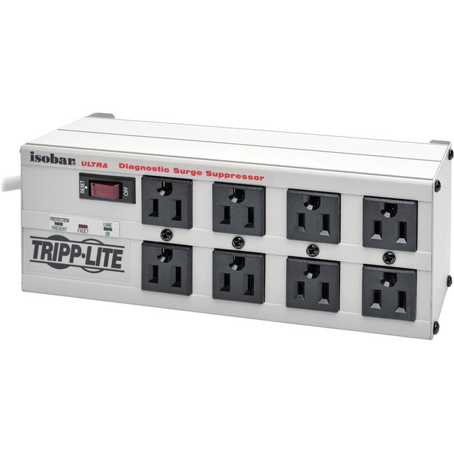 Tripp Lite Isobar Surge Protector Metal 8 Outlet 25' Cord 3840 Joules