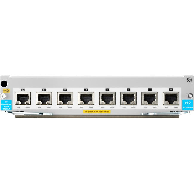 HPE 5400R 8-port 1-2.5-5-10GBASE-T PoE+ with MACsec v3 zl2 Module