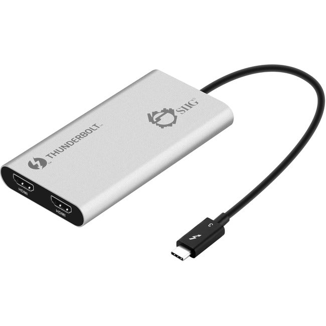 SIIG Thunderbolt V3 to Dual HDMI Adapter - HDMI 2.0