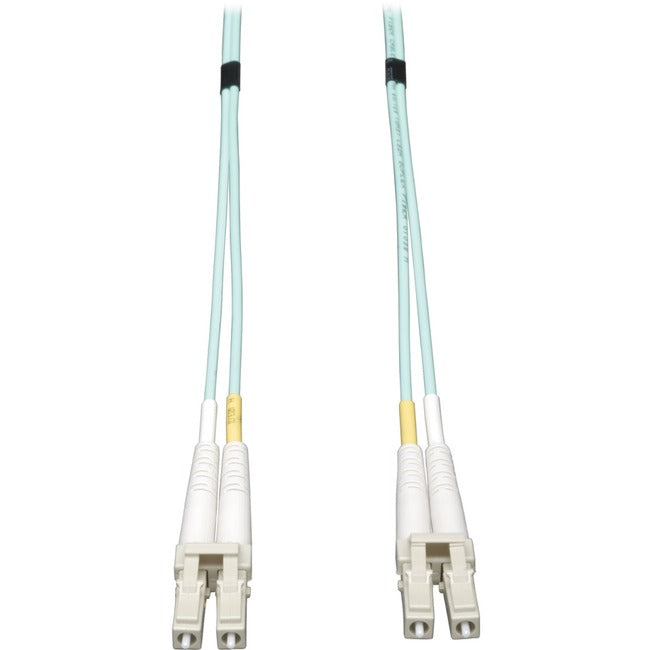 Tripp Lite 0.5M 10Gb Duplex Multimode 50-125 OM3 LSZH Fiber Cable LC-LC Aqua