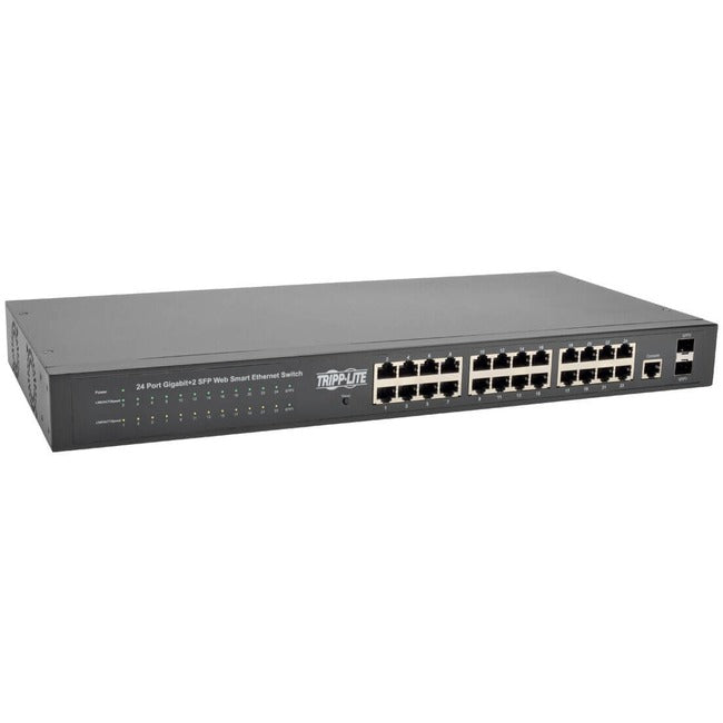 Tripp Lite 24-Port Gigabit Ethernet Switch L2 Managed SFP 10-100-1000Mbps