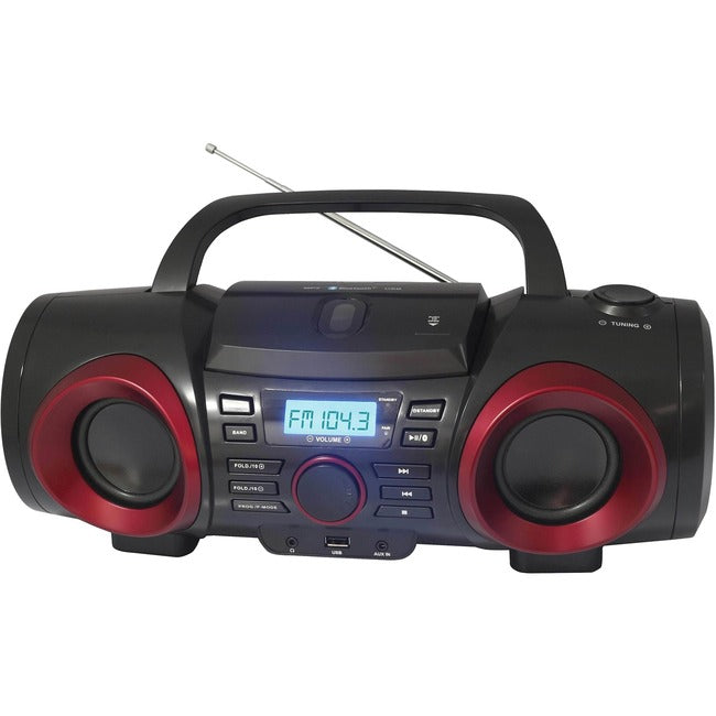 Naxa MP3-CD Boombox with Bluetooth