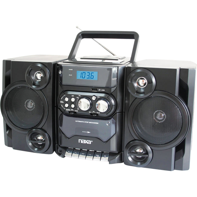 Naxa NPB-428 Mini Hi-Fi System - 5 W RMS - Black