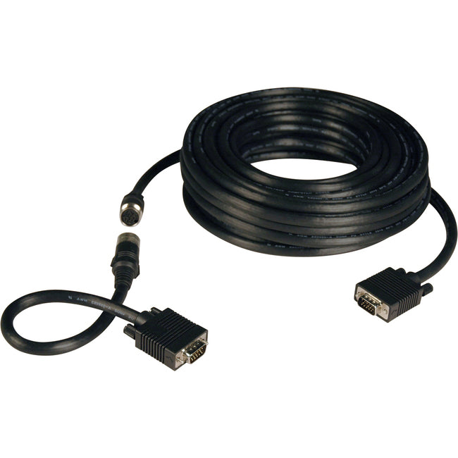 Tripp Lite 50ft VGA Coax Monitor Cable Easy Pull with RGB High Resolution HD15 M-M 50'
