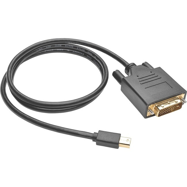 Tripp Lite 3ft Mini DisplayPort to DVI Adapter Active Converter mDP to DVI 1920 x 1080 DPort 1.2 M-M