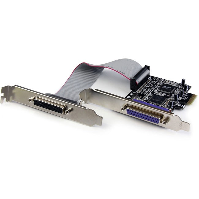 StarTech.com 2 Port PCI Express - PCI-e Parallel Adapter Card - IEEE 1284 with Low Profile Bracket