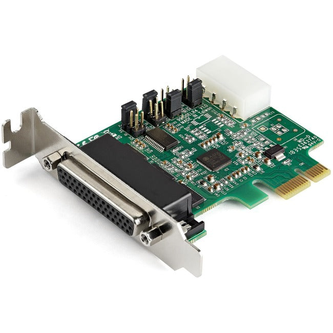 StarTech.com 4-port PCI Express RS232 Serial Adapter Card - PCIe Serial DB9 Controller Card 16950 UART - Low Profile - Windows-Linux