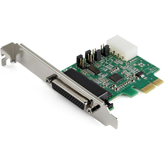 StarTech.com 4-port PCI Express RS232 Serial Adapter Card - PCIe to Serial DB9 RS-232 Controller Card - 16950 UART - Windows-Linux