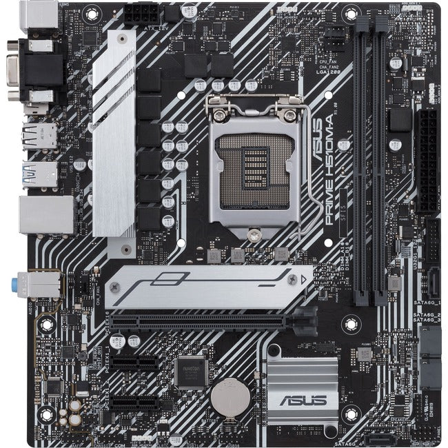 Asus Prime H510M-A-CSM Desktop Motherboard - Intel H510 Chipset - Socket LGA-1200 - Micro ATX