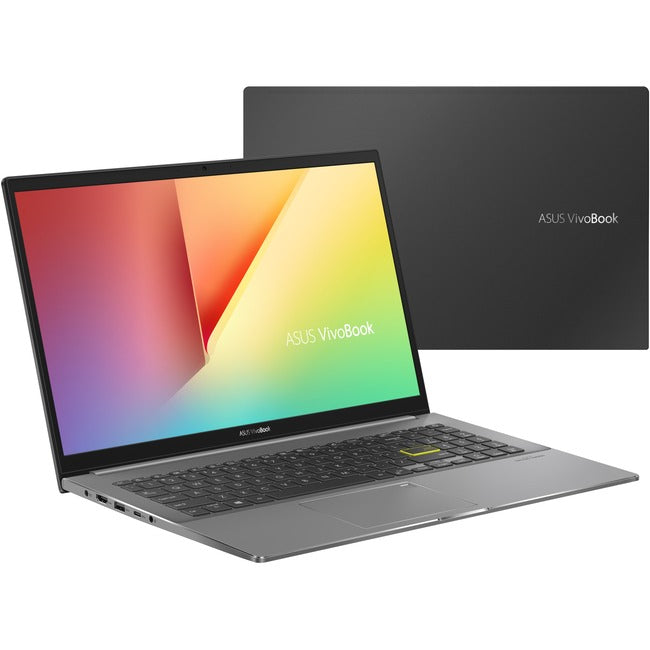Asus VivoBook S15 S533 S533EA-DH51 15.6" Notebook - Full HD - 1920 x 1080 - Intel Core i5 11th Gen i5-1135G7 Quad-core (4 Core) 2.40 GHz - 8 GB Total RAM - 512 GB SSD - Indie Black, Gray