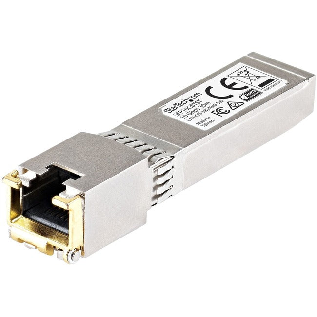StarTech.com Cisco SFP-10GB-TC Compatible SFP+ Module - 10GBASE-T - 10GE Gigabit Ethernet SFP+ SFP to RJ45 Cat6-Cat5e Transceiver - 30m