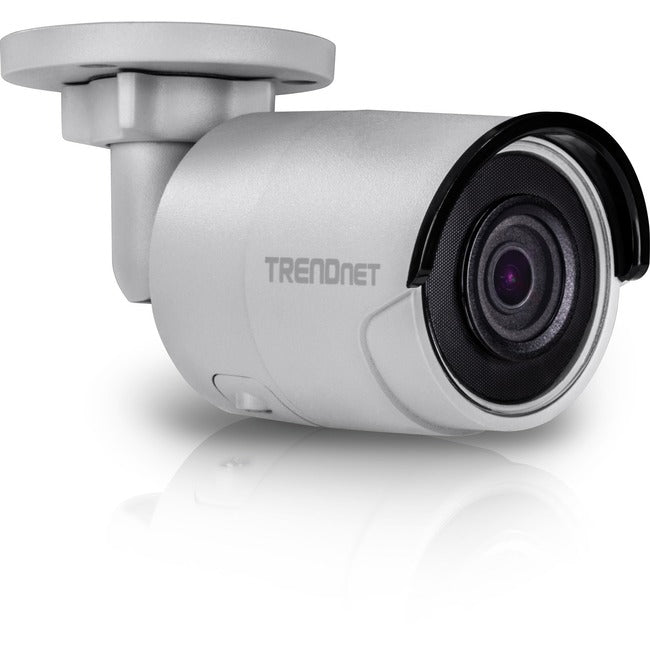 TRENDnet Indoor-Outdoor 8MP 4K H.265 120dB WDR PoE Bullet Network Camera, TV-IP1318PI, IP67 Weather Rated Housing, SmartCovert IR Night Vision up to 30m (98 ft.), microSD Card Slot
