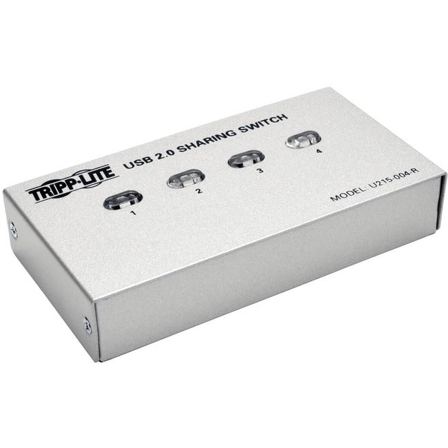 Tripp Lite 4-Port USB 2.0 Hi-Speed Printer - Peripheral Sharing Switch