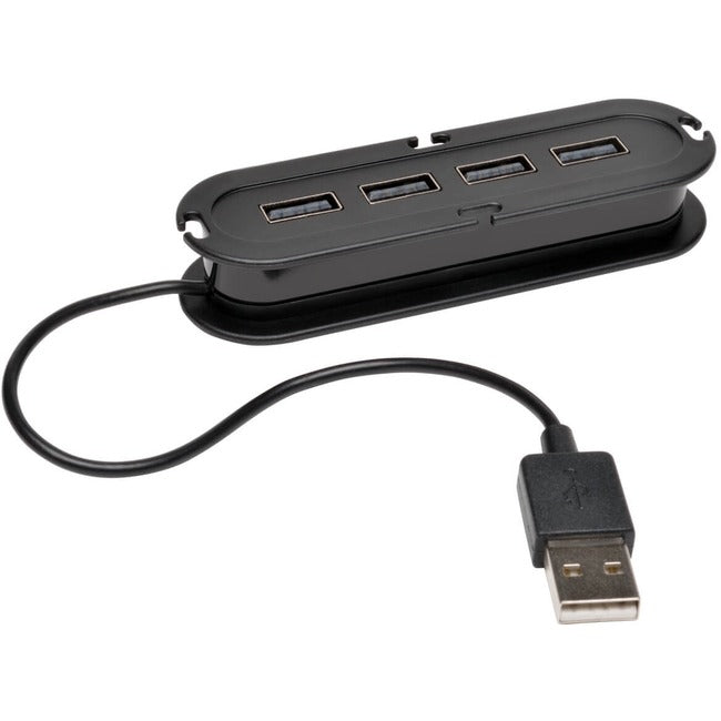 Tripp Lite 4-Port USB 2.0 Mobile Hi-Speed Ultra-Mini Hub w- Power Adapter