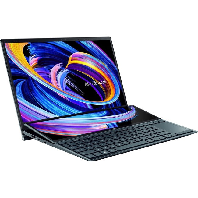 Asus ZenBook Duo 14 UX482 UX482EAR-EB51T 14" Touchscreen Notebook - Full HD - 1920 x 1080 - Intel Core i5 11th Gen i5-1155G7 Quad-core (4 Core) 2.50 GHz - 8 GB Total RAM - 512 GB SSD - Celestial Blue